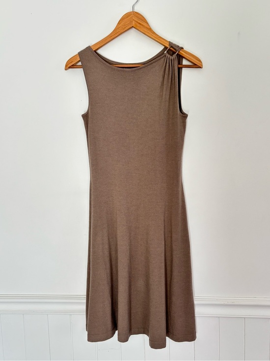 Ralph Lauren Dresses & Skirts - Ralph Lauren Black Label Neutral Knit Sweater Dress Size Small